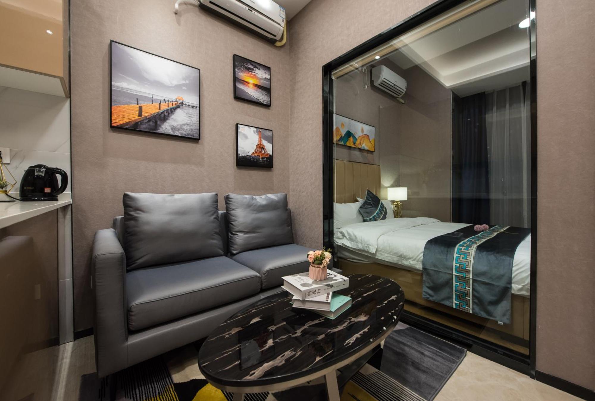 Gepai Executive Apartment - Shenzhen Futian Convention And Exhibition Center Екстериор снимка