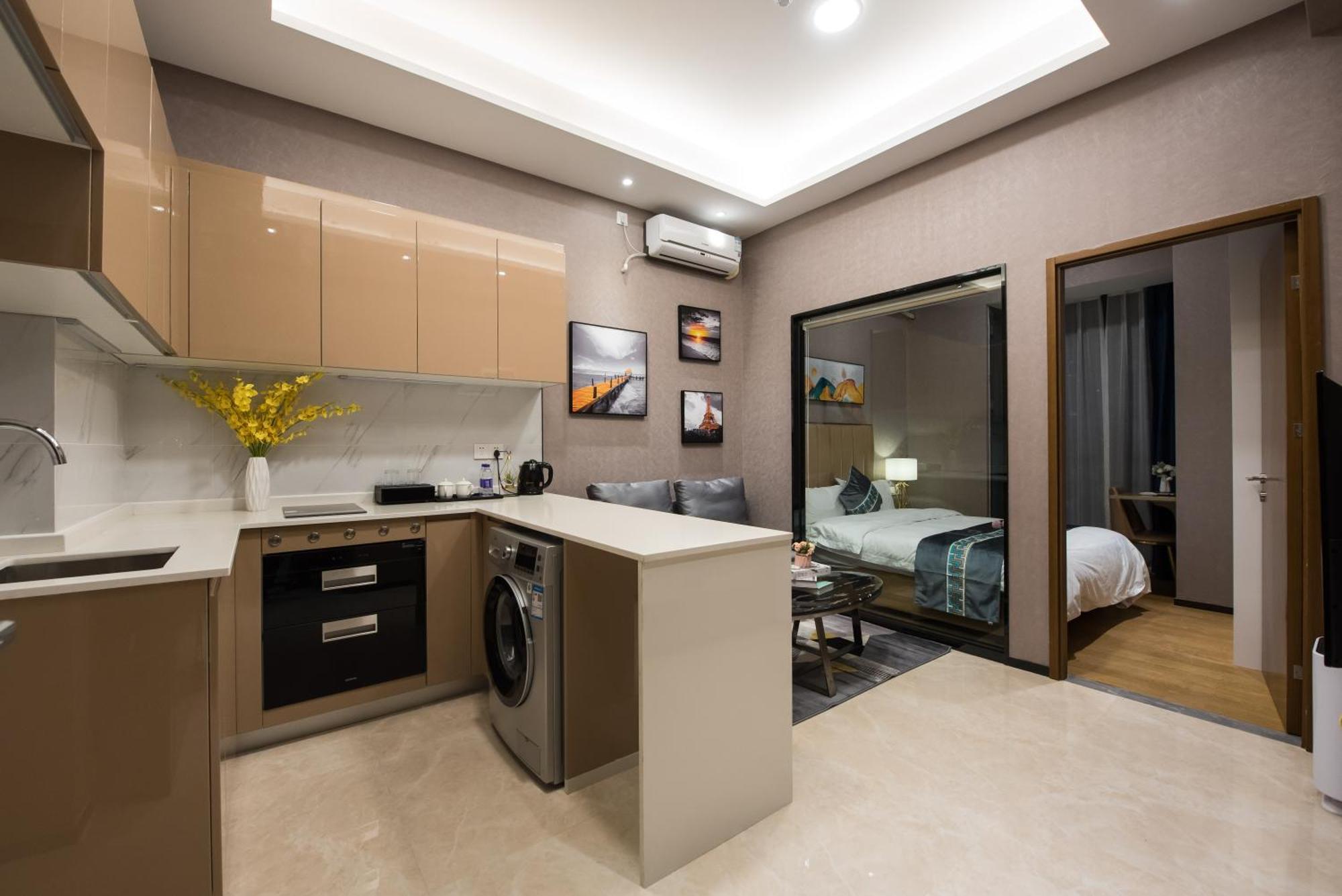 Gepai Executive Apartment - Shenzhen Futian Convention And Exhibition Center Екстериор снимка