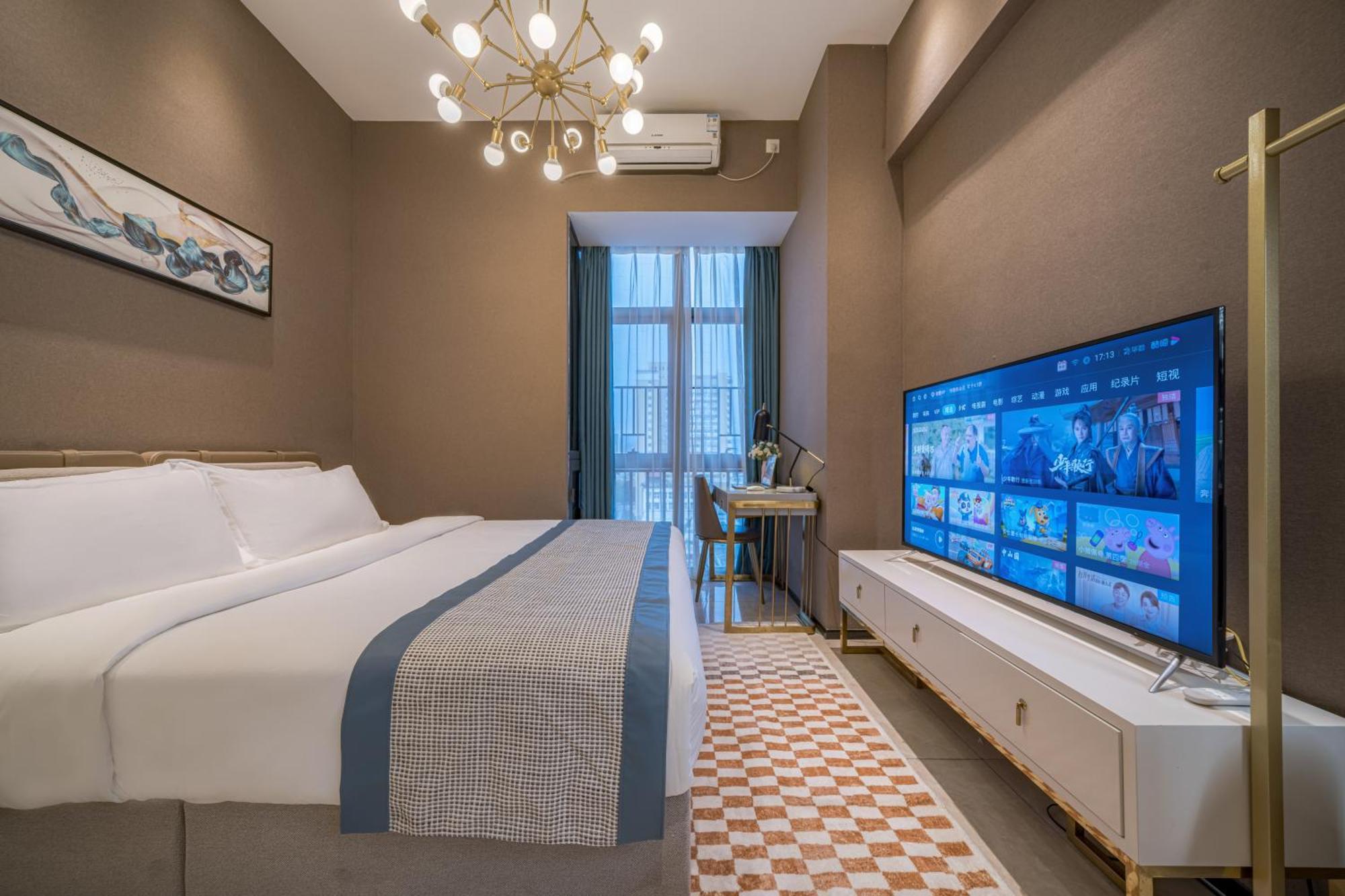 Gepai Executive Apartment - Shenzhen Futian Convention And Exhibition Center Екстериор снимка