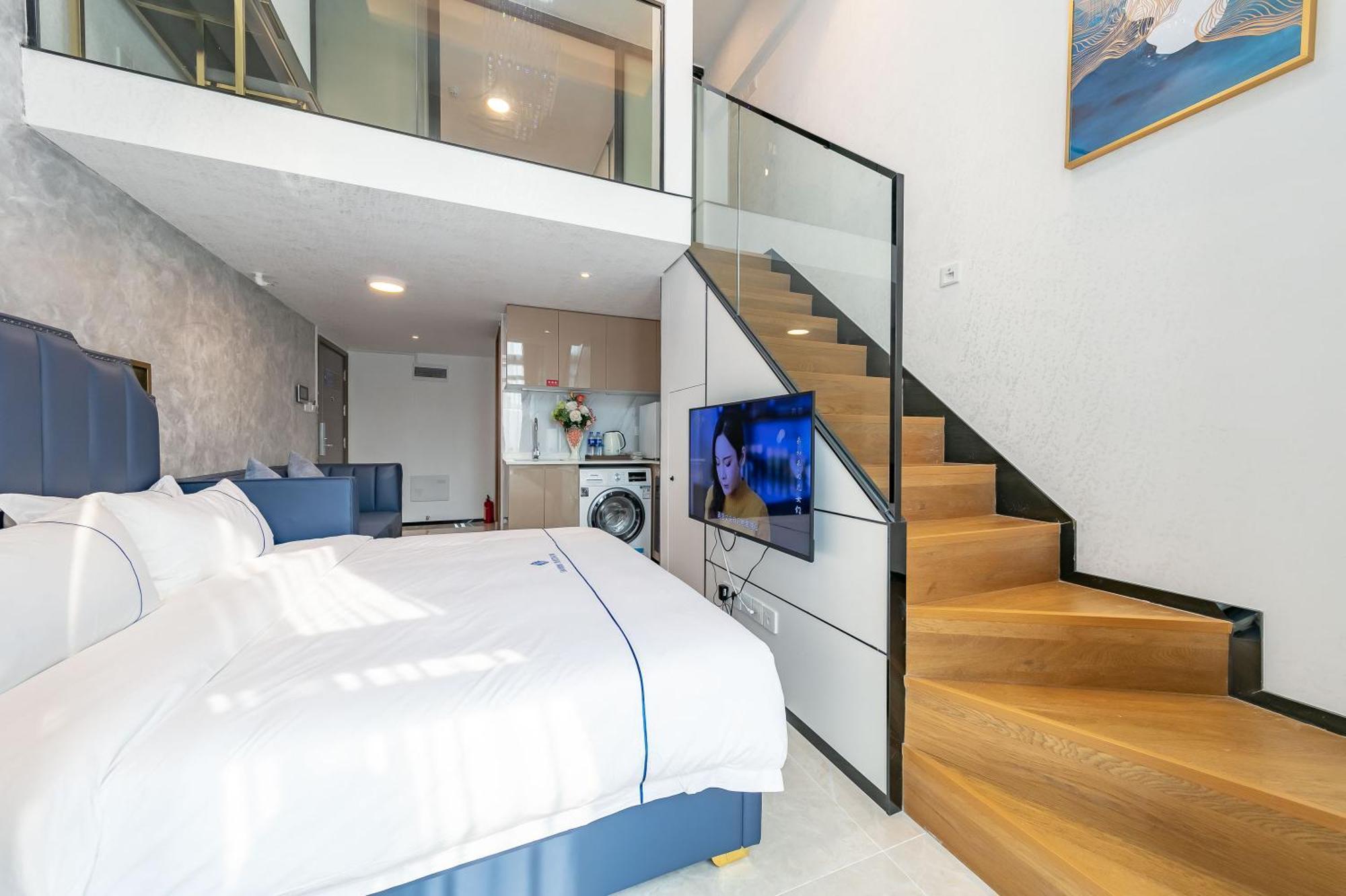 Gepai Executive Apartment - Shenzhen Futian Convention And Exhibition Center Екстериор снимка