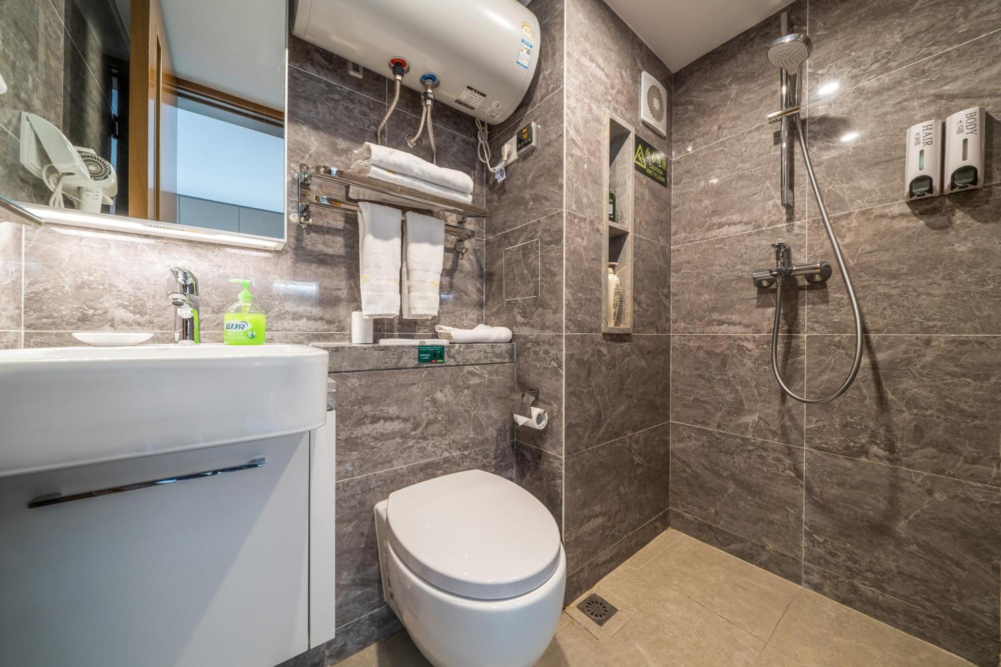 Gepai Executive Apartment - Shenzhen Futian Convention And Exhibition Center Екстериор снимка